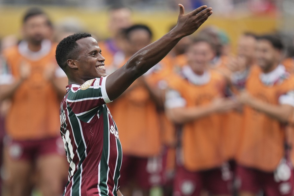 Jhon Arias, do Fluminense — Foto: Seth Wenig/AP Photo