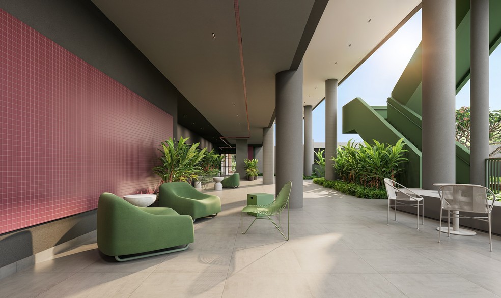 Arquitetura arrojada e design moderno são as apostas do Trend Next para o público jovem — Foto: VANGUARD/DIVULGAÇÃO