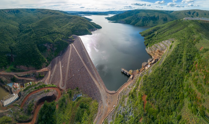 Usina Hidrelétrica de Irapé, no rio Jequitinhonha, em Minas Gerais