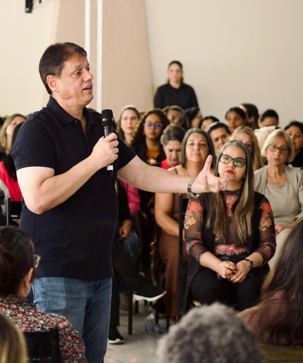 Tarcísio: defesa da prosperidade e propostas em prol do empreendedorismo — Foto: Divulgação