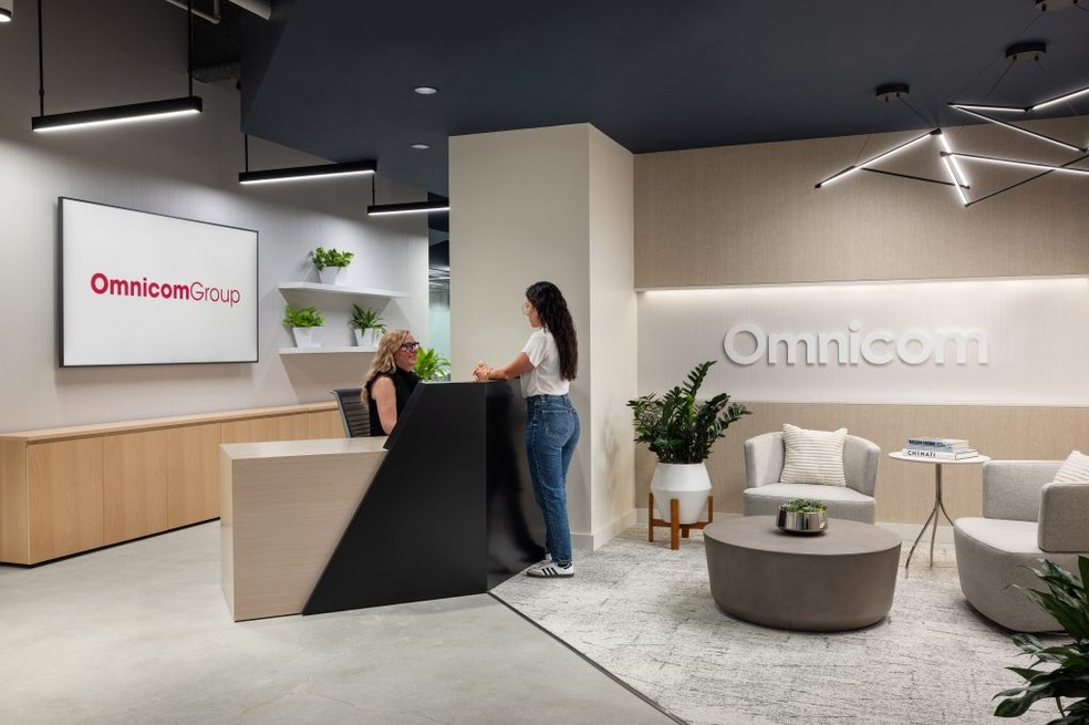 Escritório da Omnicom em Nova York — Foto: Reprodução