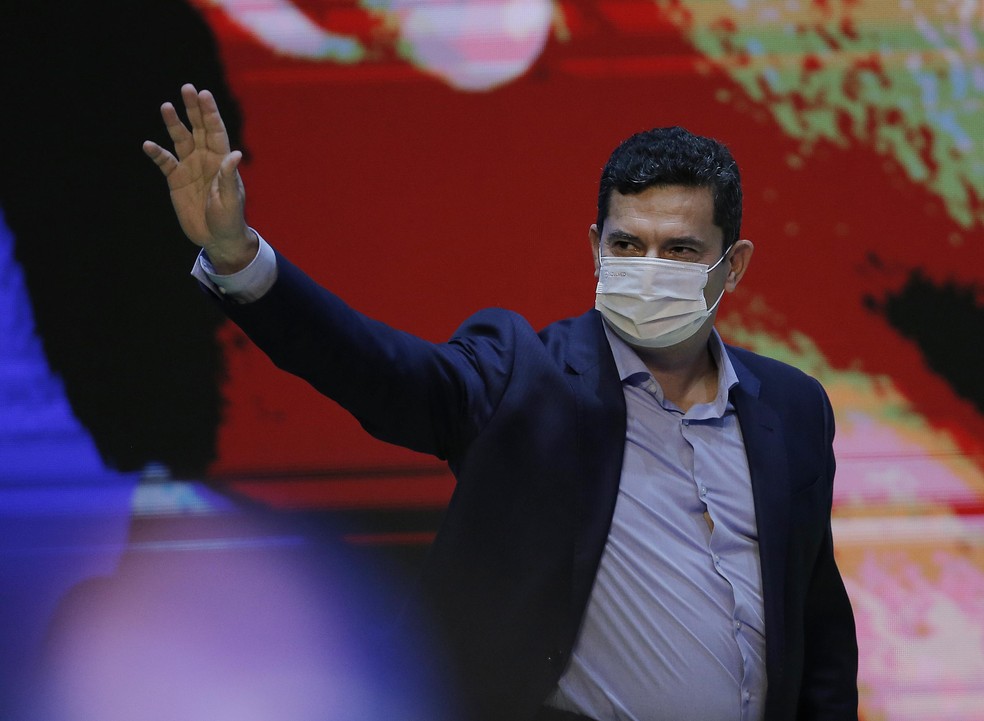 Sergio Moro: Aliados tentam blindar Moro após fala de Kim sobre nazismo — Foto: Cristiano Mariz/O Globo