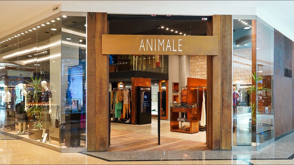 Loja da Animale, uma das marcas da Azzas 2154 — Foto: Reprodução/Barra Shopping