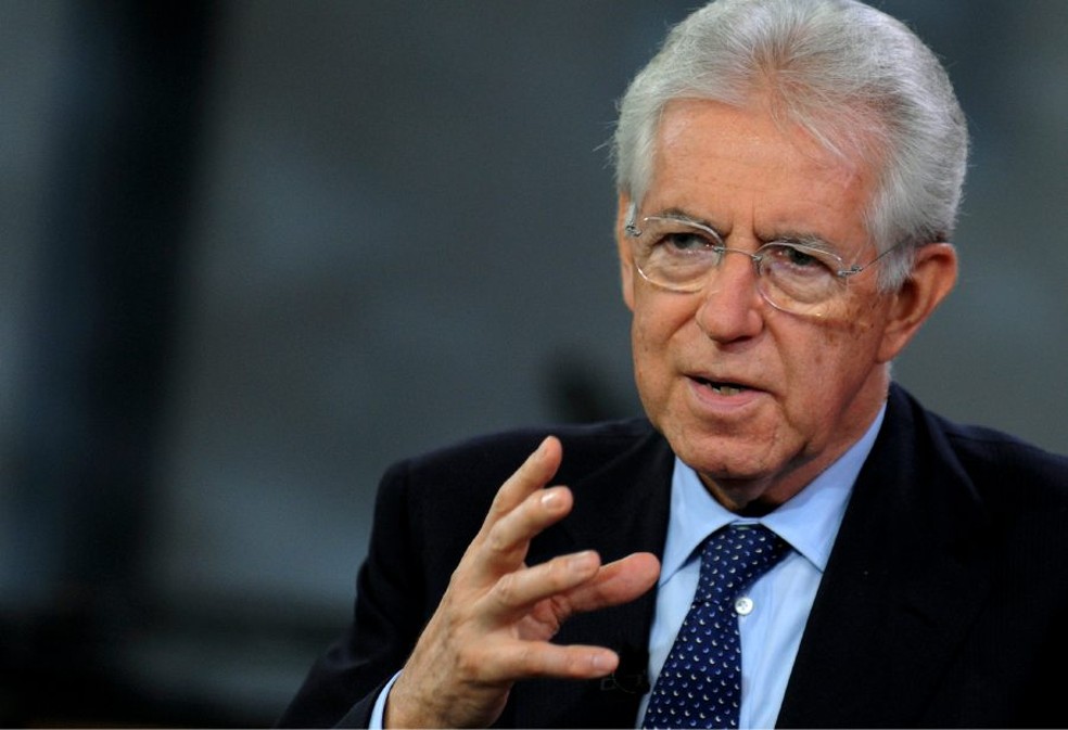O premiê italiano, Mario Monti — Foto: Peter Foley/Bloomberg