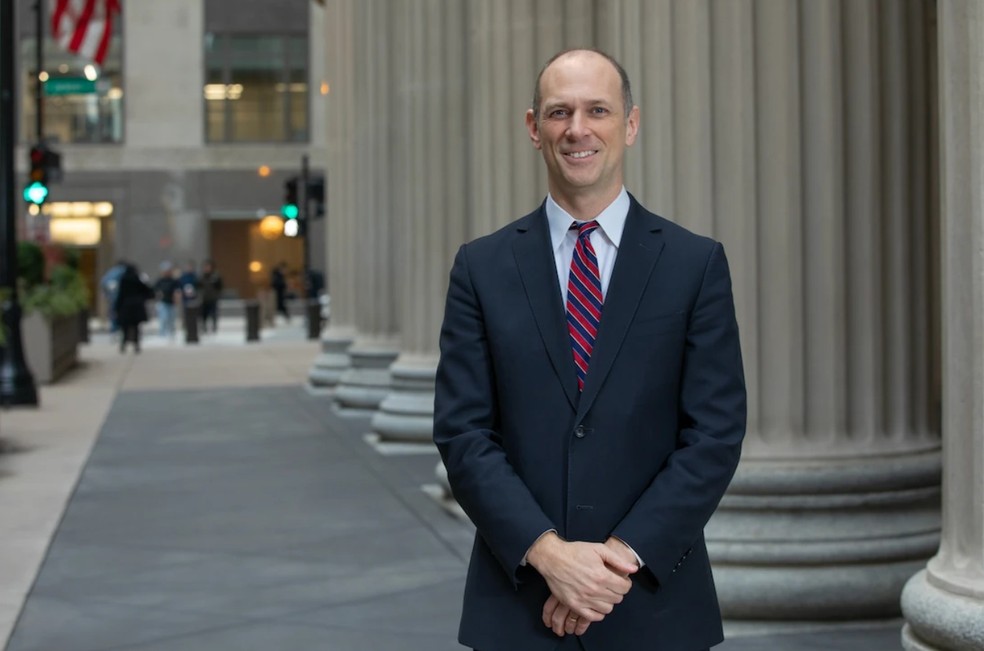 Presidente do Federal Reserve (Fed) de Chicago, Austan Goolsbee — Foto: Reprodução/Federal Reserve de Chicago