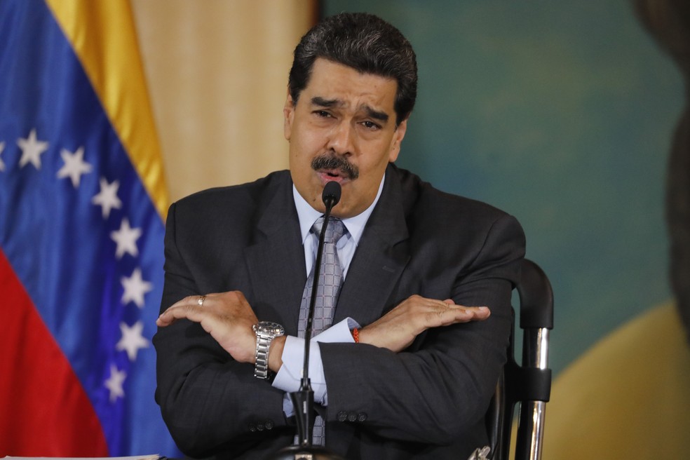 O presidente da Venezuela, Nicolás Maduro — Foto: Ariana Cubillos/AP Photo