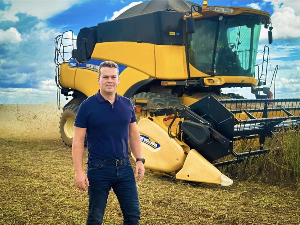 Jean no campo, honrando suas raízes familiares no agronegócio e defendendo com orgulho os produtores rurais brasileiros. — Foto: PressWorks