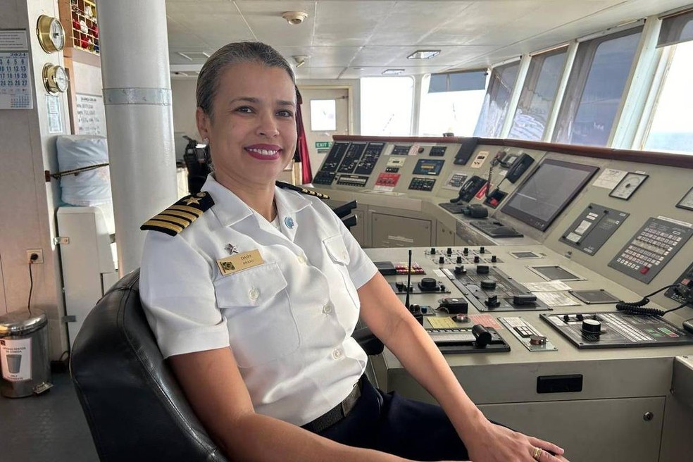 Comandante Daisy destaca que profissão do mar é muito interessante e está em expansão — Foto: Divulgação