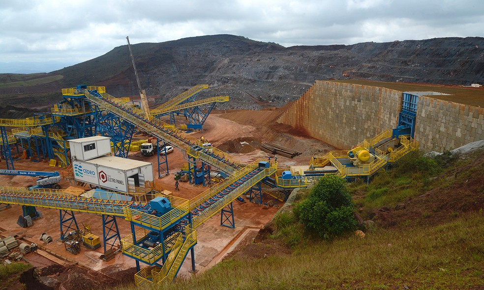 Pequenas empresas em MG preveem exportar 75% da produção projetada de 101 milhões de toneladas de minério em 2025 — Foto: Maria Tereza Correia/Valor