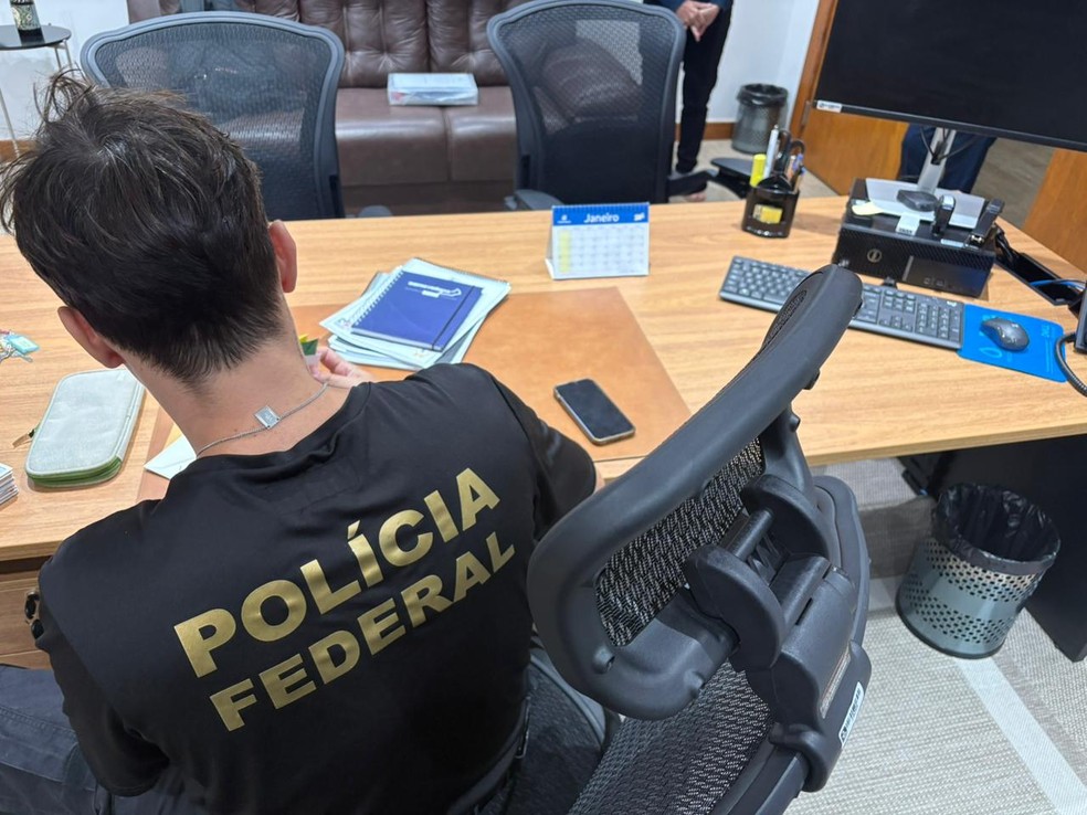 Nova operação da Polícia Federal no caso Master mira Rioprevidência — Foto: Reprodução/PF
