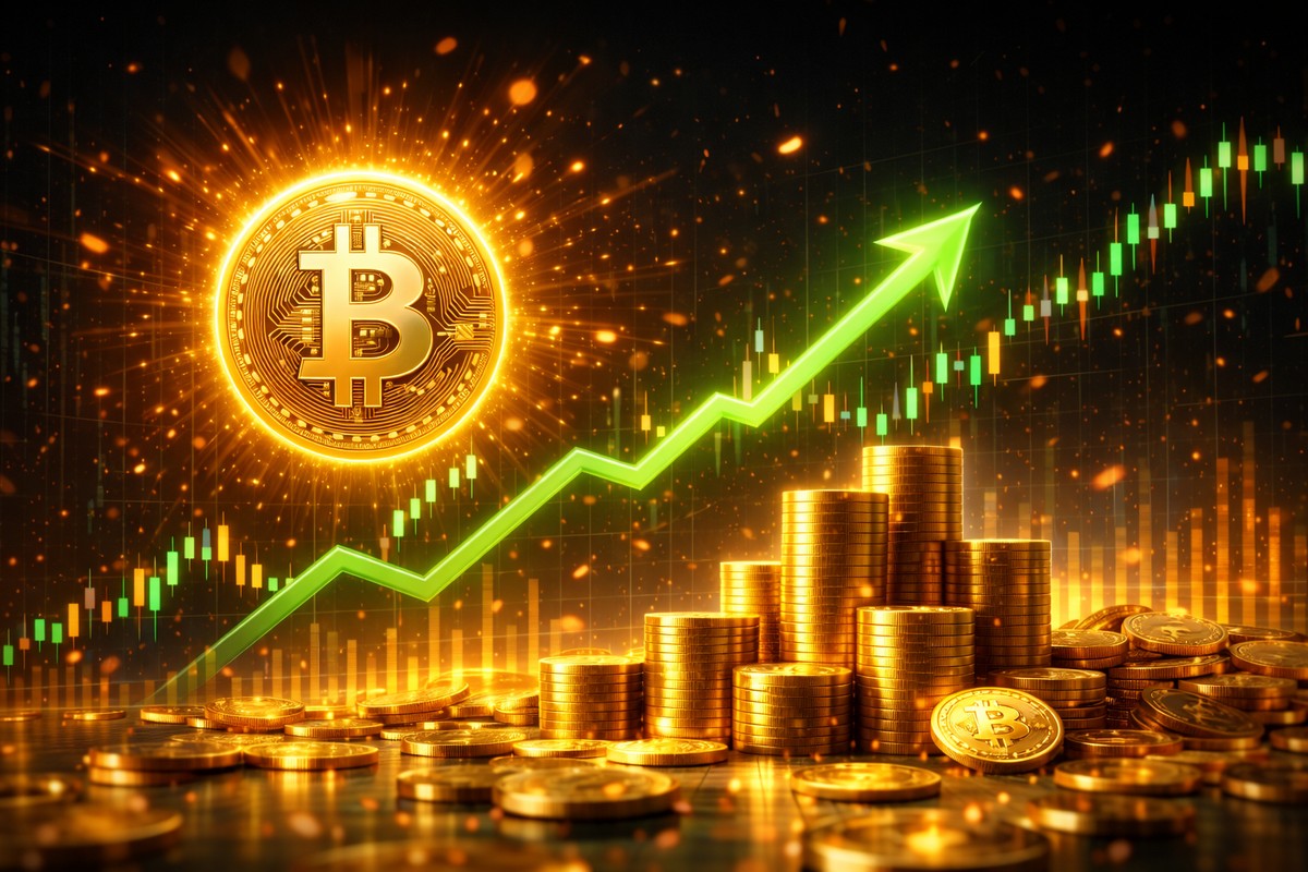 Bitcoin em alta atingindo patamares históricos no mercado financeiro