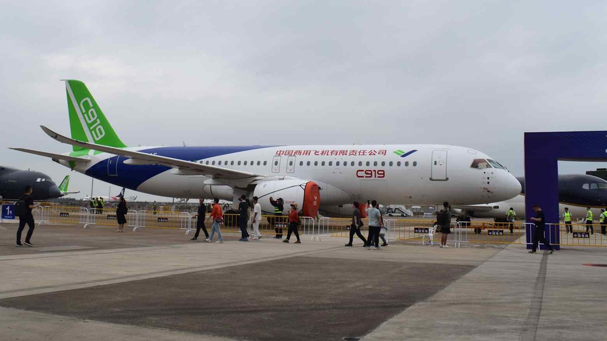 Air China faz primeiro voo internacional com avião que pretende rivalizar com os de Boeing e Airbus