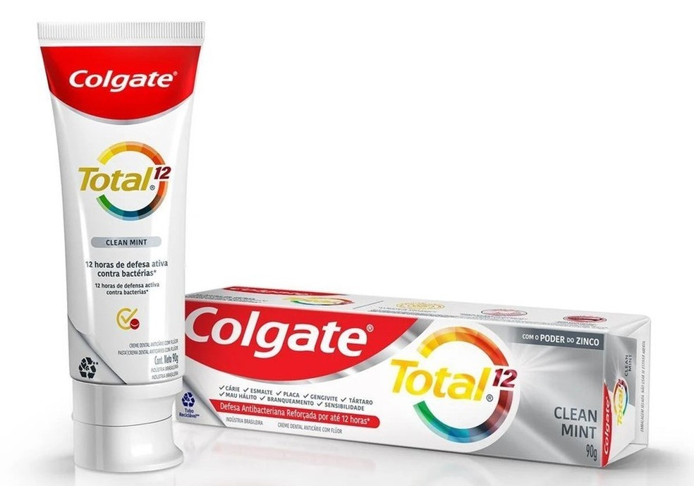 Pasta de dentes Colgate Clean Mint — Foto: Divulgação/Colgate