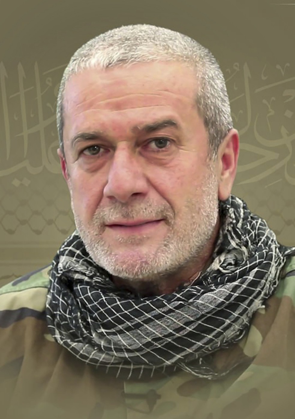 Mohammad Naameh Nasser, comandante sênior Hezbollah, foi morto em um ataque aéreo israelense, na cidade costeira de Tiro, no sul do Líbano — Foto: Hezbollah Media Relations Office/AP