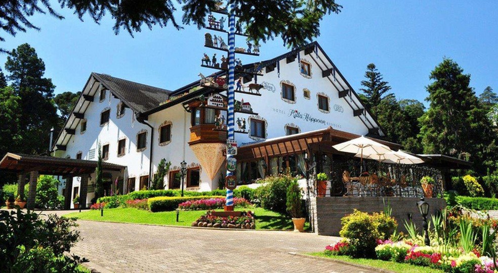 O hotel Ritta Höppner, em Gramado (RS), está em 10º no ranking mundial do TripAdvisor de melhores do mundo — Foto: Divulgação
