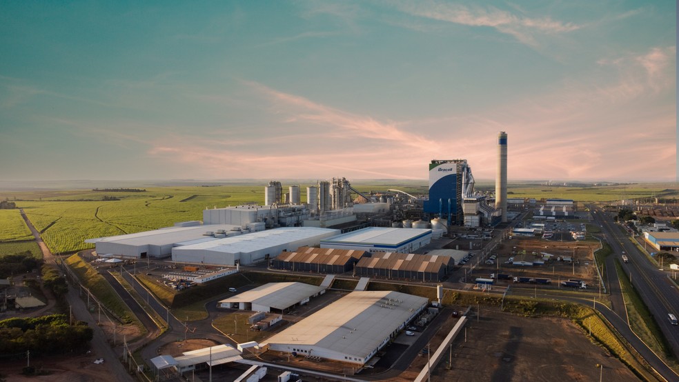A fábrica de celulose mais sustentável do mundo está localizada em Lençóis Paulista (SP)  — Foto: Divulgação