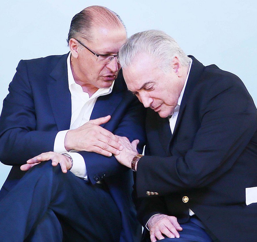 Temer e Alckmin conversam e 'quebram impasse', segundo emedebista