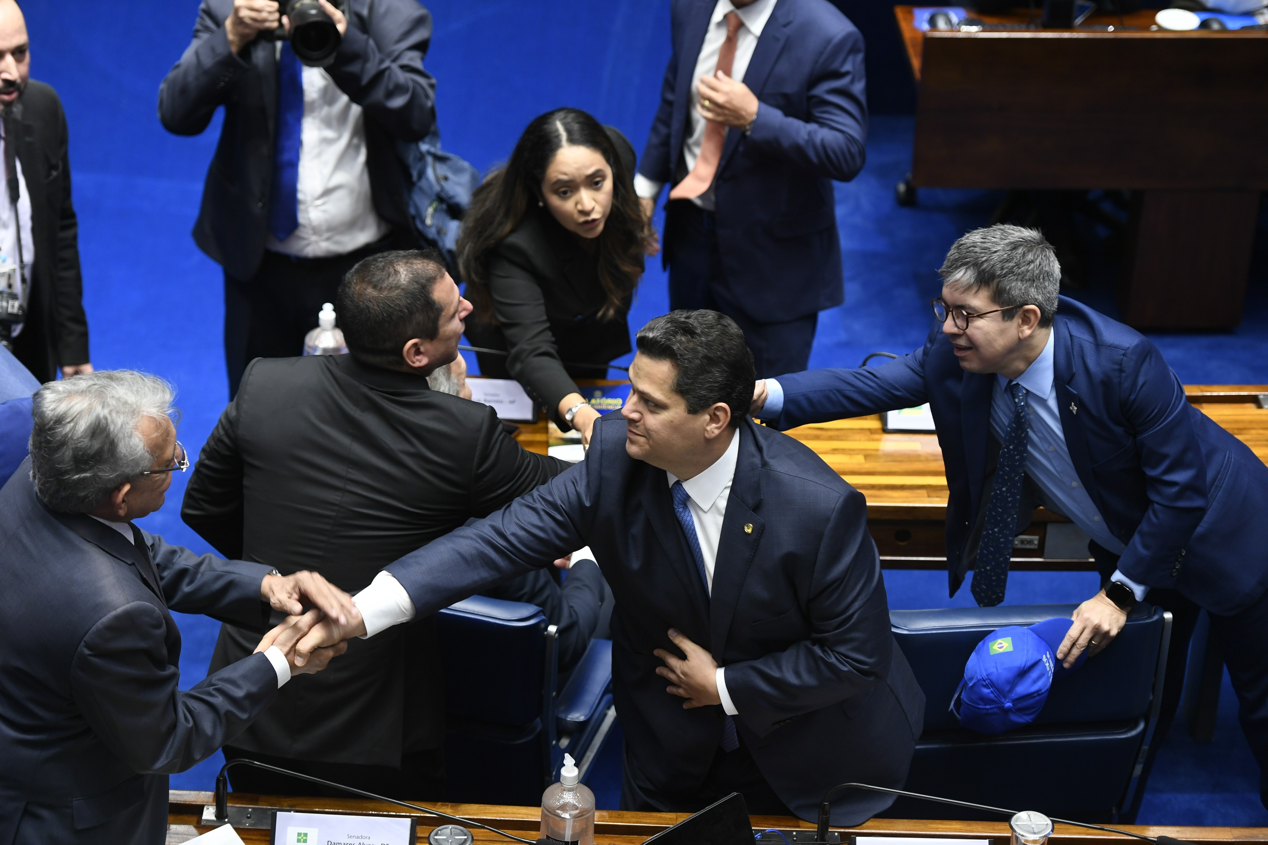 Tem início a votação para a presidência do Senado