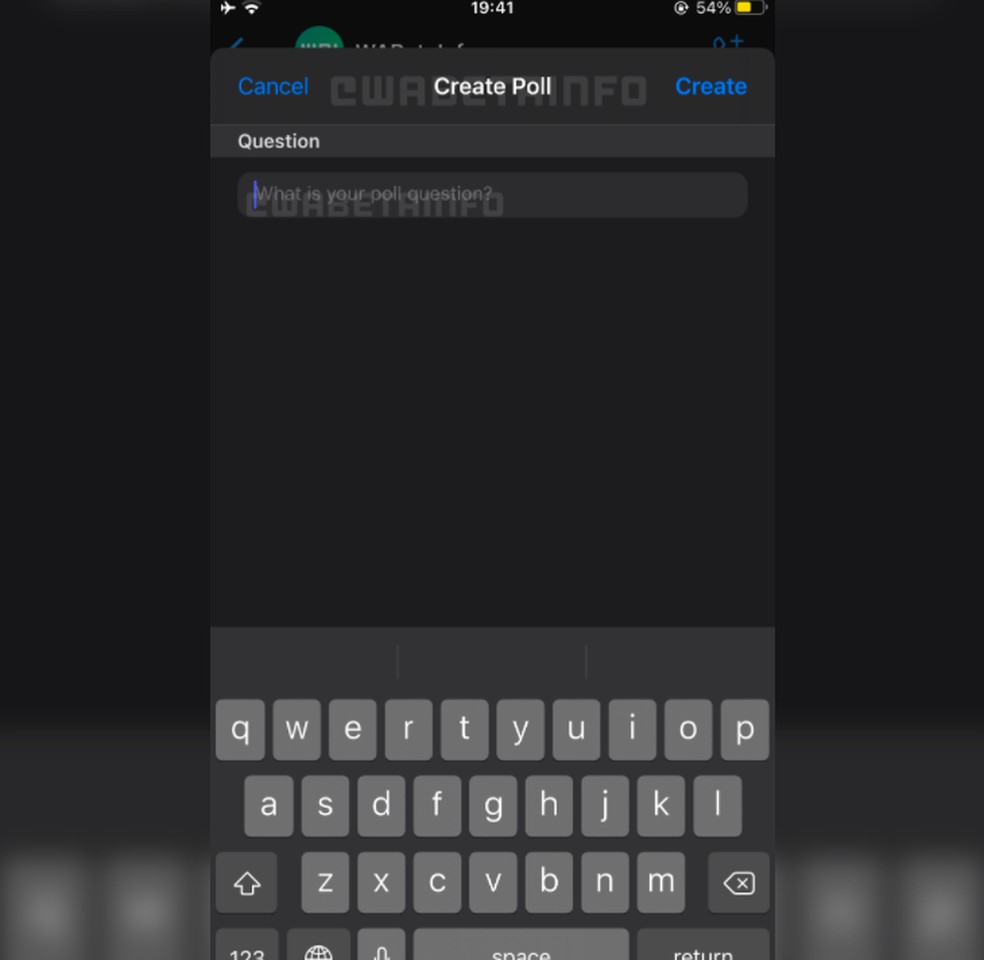 WhatsApp testa opção de criar enquetes em grupos dentro do aplicativo ...