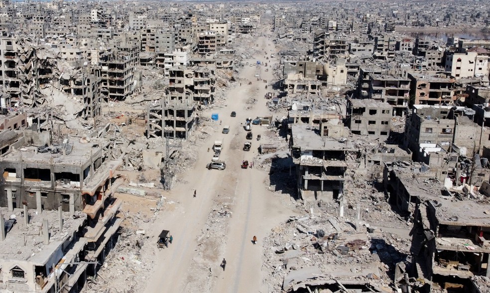 Faixa de Gaza — Foto: Dawoud Abu Alkas/Reuters