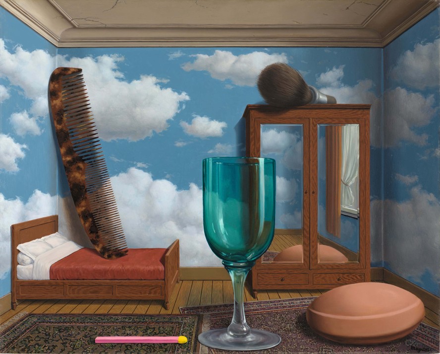 Pintura surrealista de Magritte é vendida por US$ 121 milhões e