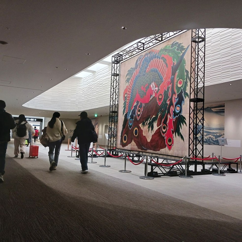 Aeroporto de Narita, em Tóquio — Foto: ReproduçãoInstagram