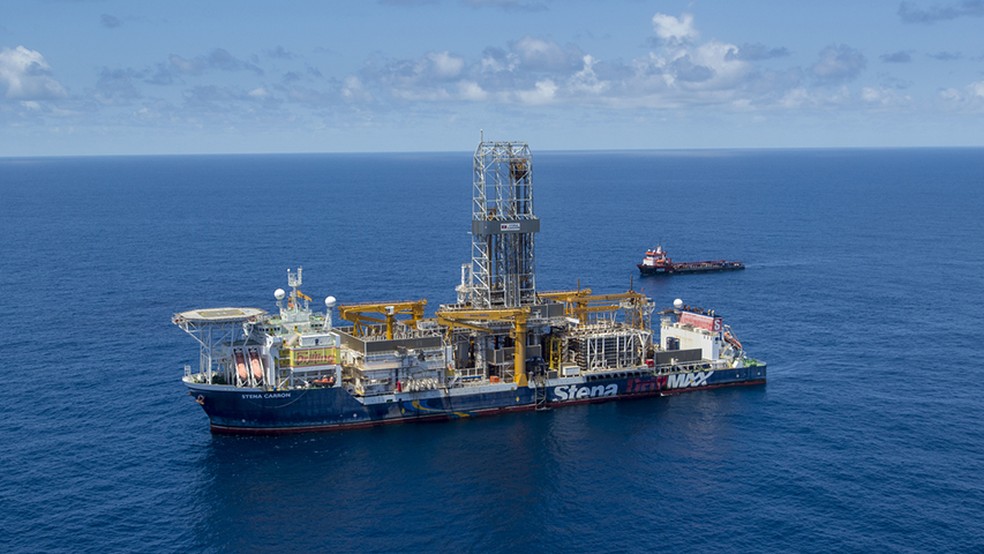 Plataforma de petróleo opera no bloco da Stabroek, localizado aproximadamente 193 quilômetros da costa da Guiana.