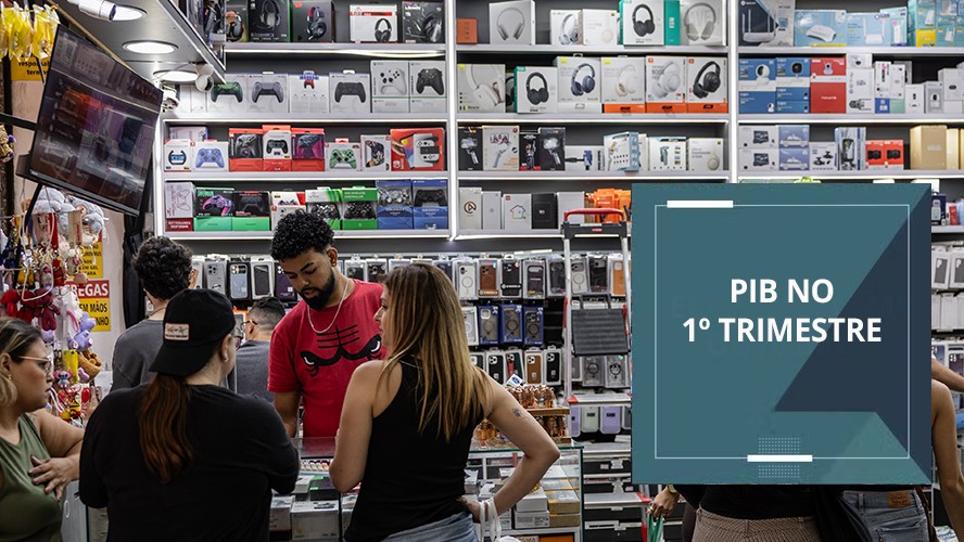 Resumo do PIB no 1º trimestre: confira em gráficos como ficou a economia