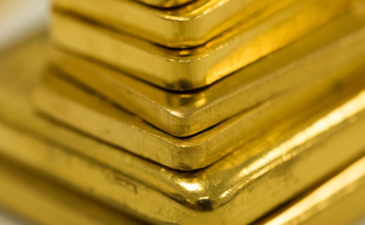Ouro fecha em queda com realização de lucros após cotação recorde