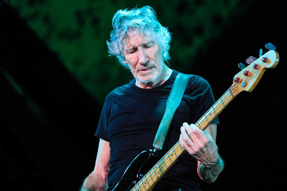 Roger Waters em show em São Paulo — Foto: Folhapress