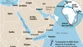 Rebeldes houthis estendem ataques ao Oceano Índico