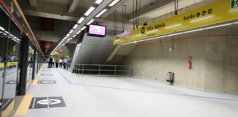 A obra vai ligar a estação Vila Sônia, localizada na zona oeste, ao município da Grande São Paulo — Foto: Sergio Andrade/Governo do Estado de São Paulo