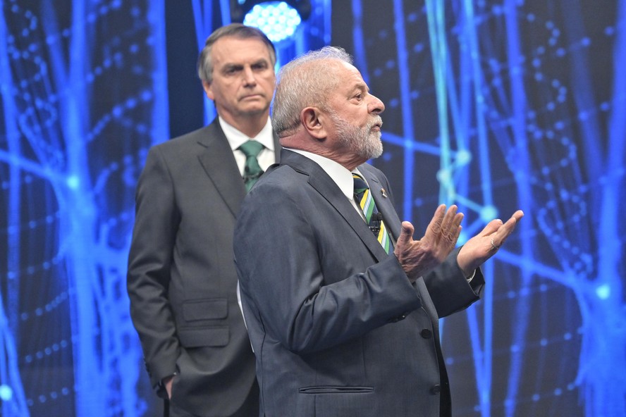 16/10/2022 - Debate na Band entre Lula e Bolsonaro, segundo turno eleições 2022
