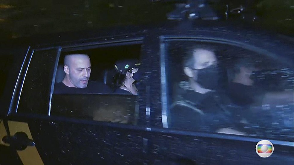 Daniel Silveira ao ser preso — Foto: Foto: Reprodução/TV Globo/Agência O Globo