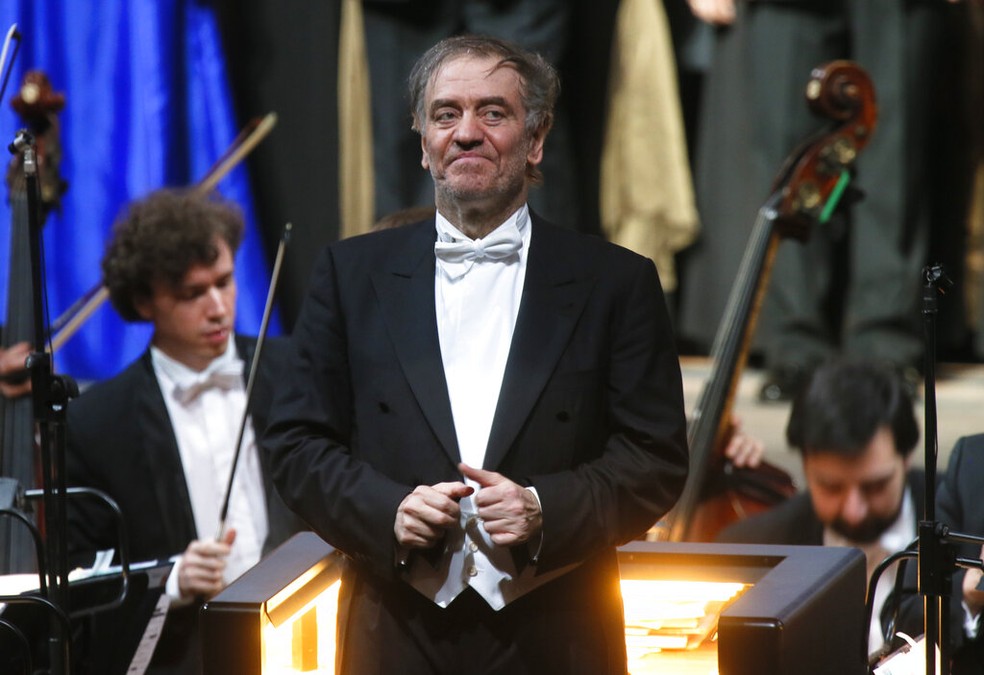 Maestro Valery Gergiev — Foto: AP/Dmitry Lovetsky, Archivo