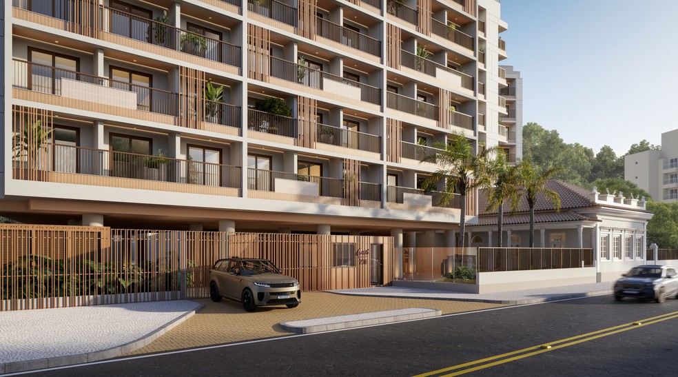 O Gaví, lançado no início deste mês, reúne 133 estúdios, 42 apartamentos de dois e três quartos e 14 “gardens”, com plantas de 30 a 106 metros quadrados — Foto: PERFORMANCE/DIVULGAÇÃO
