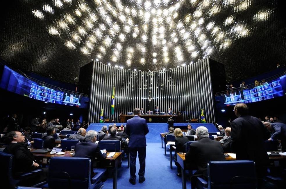Plenário do Senado — Foto: Marcos Oliveira/Agência Senado