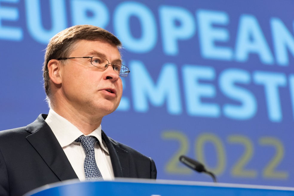 Valdis Dombrovskis, comissário de Comércio da União Europeia — Foto: Divulgação