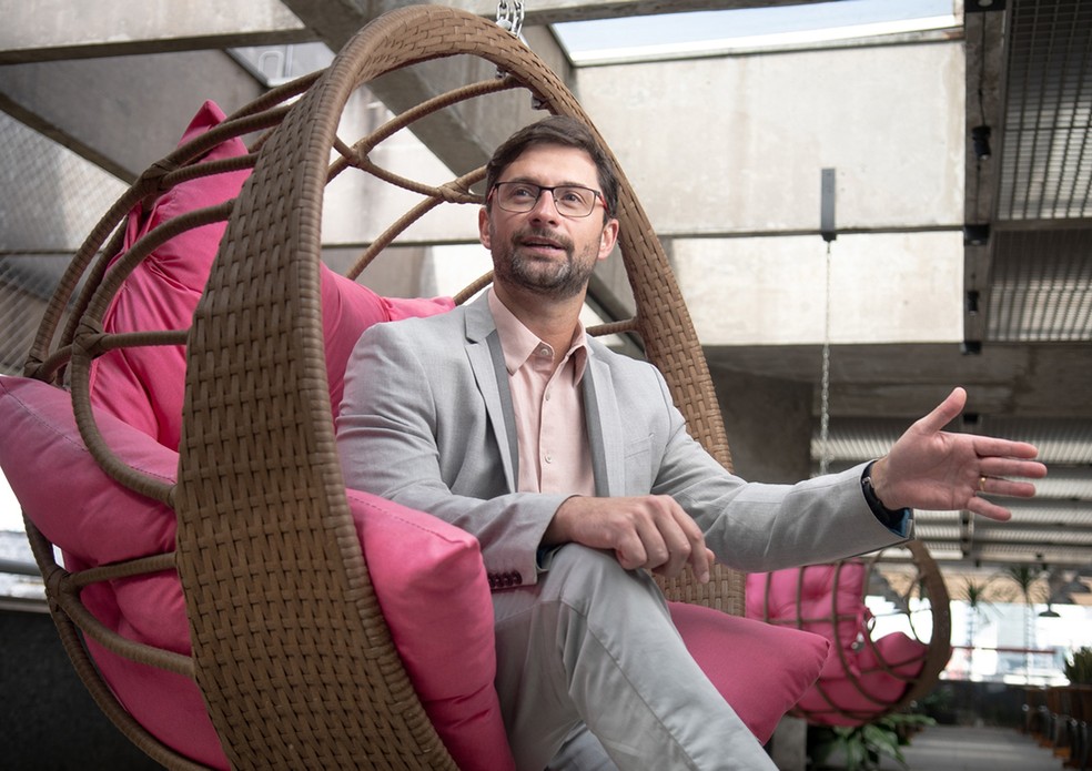 O Wellhub, liderado por Ricardo Guerra no Brasil, é “remote first”: “o modelo flexível está alinhada à nossa cultura” — Foto: Gabriel Reis/Valor