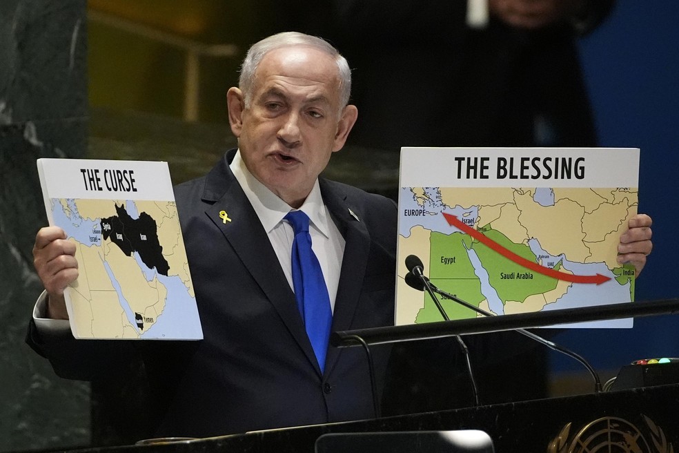 Benjamin Netanyahu — Foto: Pamela Smith/AP