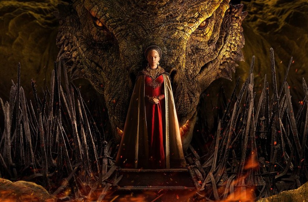 Série "A Casa do Dragão" ("House of Dragon"), da HBO Max, bate recorde de telespectadores na estreia, no domingo (21) — Foto: Divulgação/HBO Max