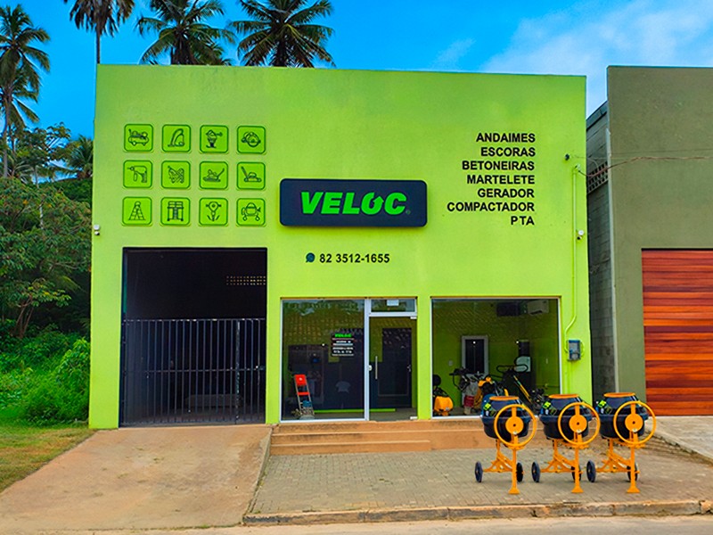 Veloc Locações fortalece obras no Litoral Norte de Alagoas