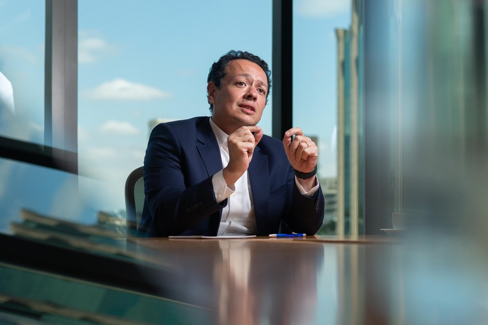 Tiago Berriel, do BTG: magnitude do choque e incerteza sobre persistência ampliam riscos de desancoragem das expectativas — Foto: Rogerio Vieira/Valor