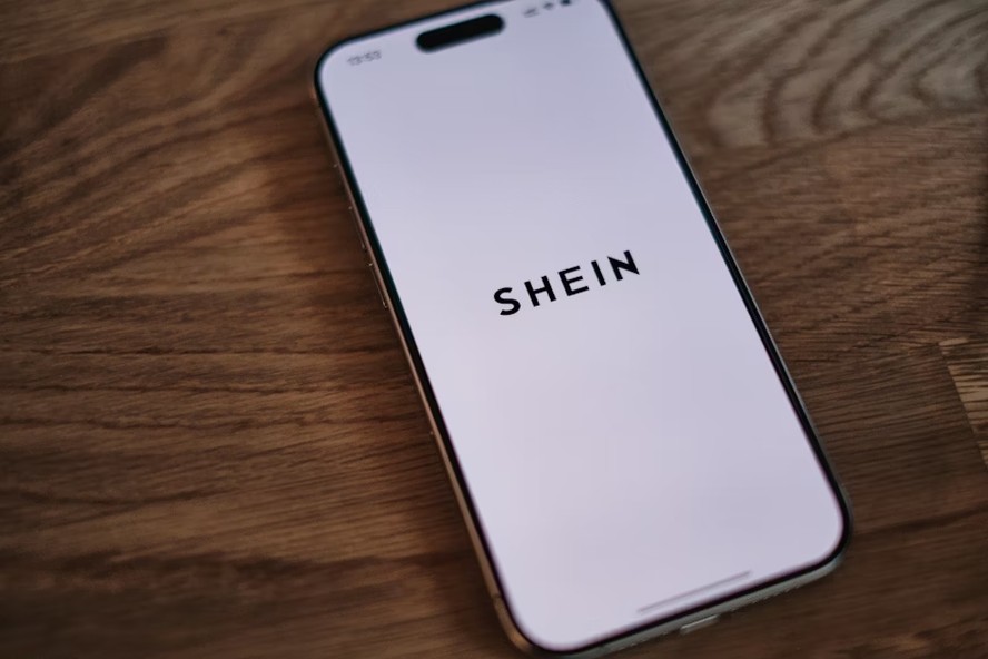 Aplicativo para celular da Shein, que está proibido de ser usado por funcionários da administração do Texas