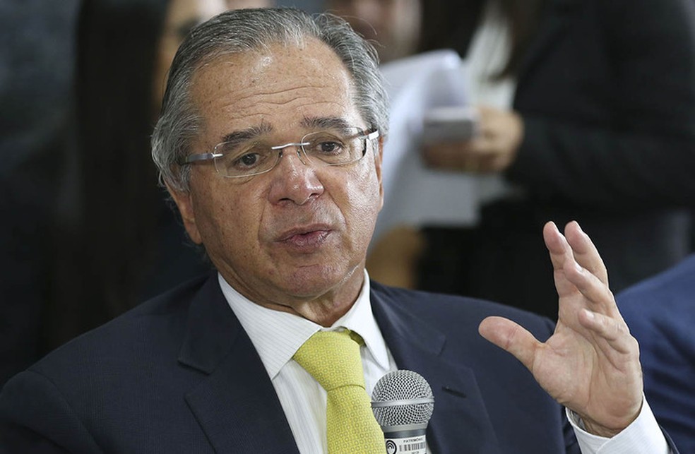 Paulo Guedes: ministro aceitou um forte aumento na rigidez orçamentária ao longo dos próximos dez anos — Foto: José Cruz/Agência Brasil
