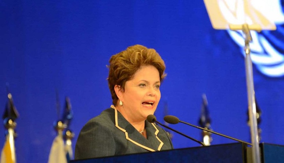 Dilma na Rio+20: Embate com Gro Brundtland não ajudou propósitos da presidente de ofuscar bandeira de Marina — Foto: Marcelo Fonseca/Brazil Photo Press/Folhapress - 22/6/2012