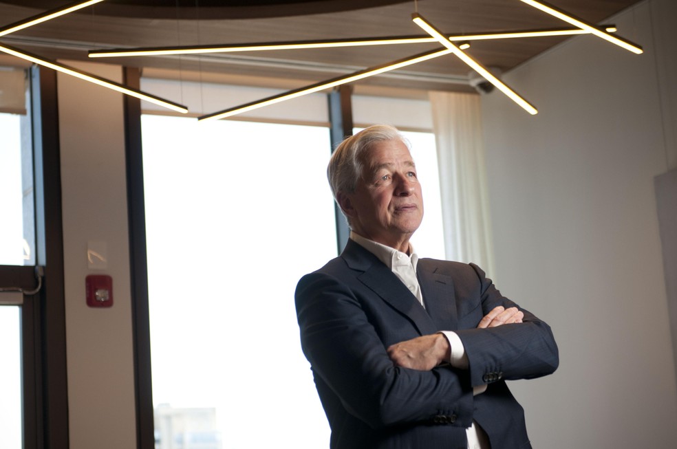 Jamie Dimon, CEO do J.P. Morgan diz que pode deixar o cargo em breve — Foto: Silvia Costanti / Valor