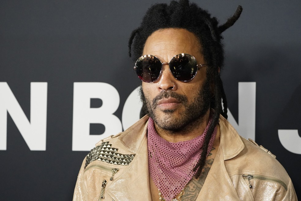 Lenny Kravitz se apresentará no Brasil em novembro, no Allianz Parque, em São Paulo — Foto: Jordan Strauss/AP