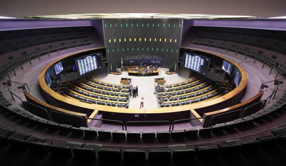 Plenário da Câmara dos Deputados em sessão.
