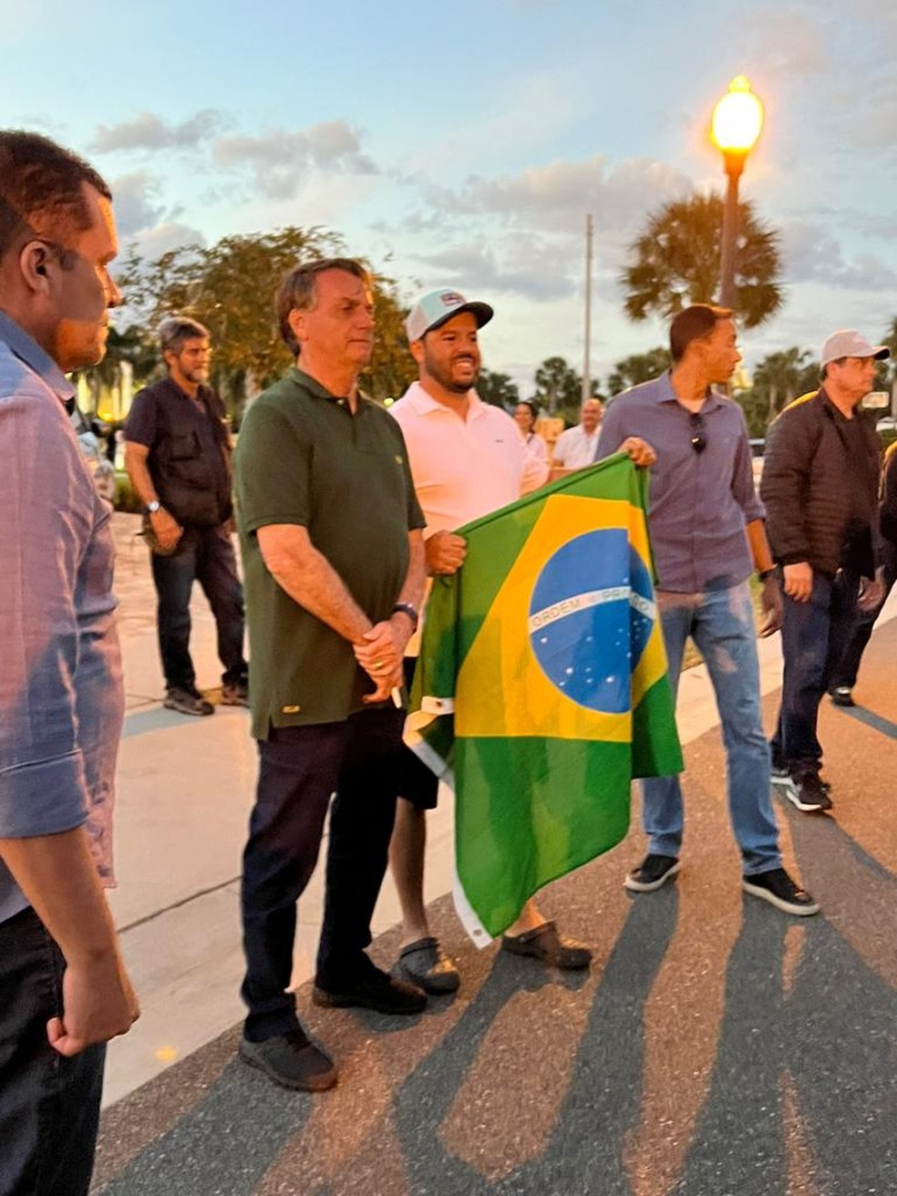 Bolsonaro em Orlando — Foto: Colaboração para o Valor